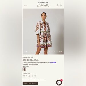 Cleobella Leigh Mini Dress - Multicolor